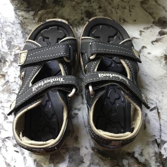 Timberland Mad River 2-Strap Brown Tan Size 9 - Picture 3 of 8